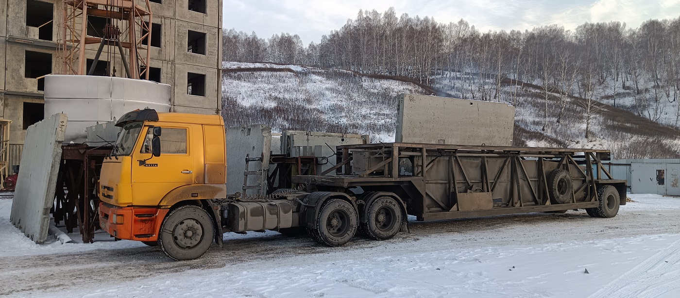 Аренда и услуги панелевозов для перевозки ЖБИ изделий в Пуровске