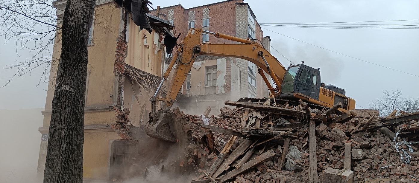 Услуги по сносу и демонтажу старых домов, строений и сооружений в Муравленко