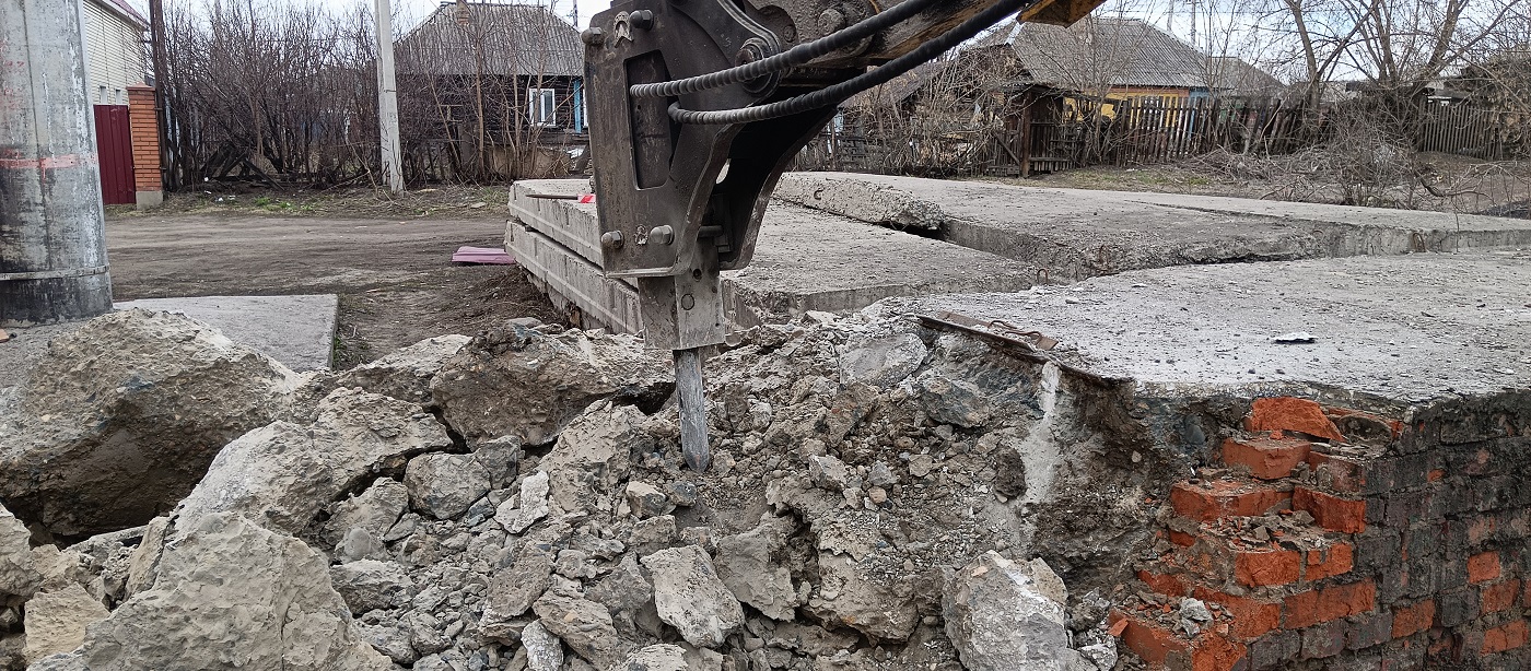 Услуги и заказ гидромолотов для демонтажных работ в Губкинском