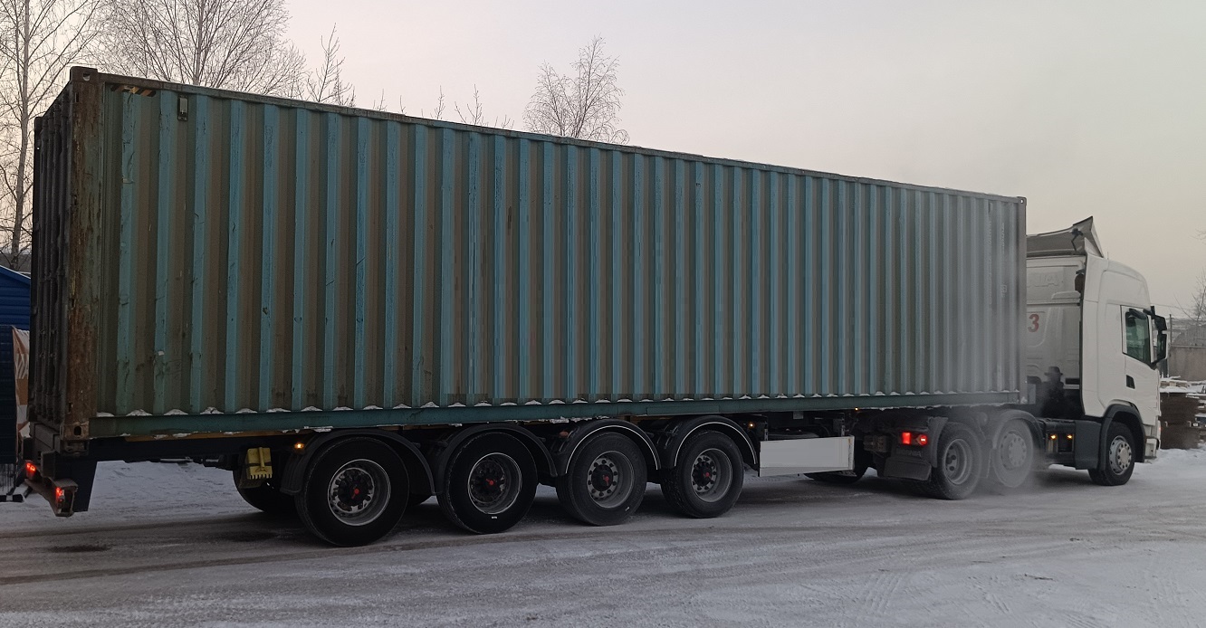 Контейнеровоз для перевозки контейнеров 20 и 40 футов в Муравленко